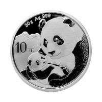 Kitajska Panda 30g srebrnik 2019