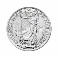 Briitsh Britannia 1 oz Silver 2016