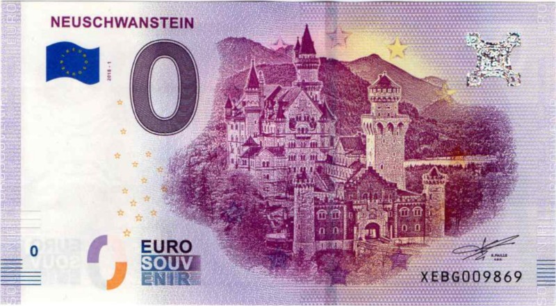 Billet Souvenir 0 Euro - Allemagne, WILHELMA STUTTGART 2018-2, Neuf (UNC)