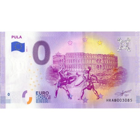Hrvaška 2019 - 0 Euro bankovec - Pula - UNC