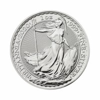 Britanska Britannia 1 oz srebrnik 2020