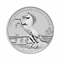 Australia Stock Horse 1 oz Silver 2013
