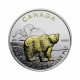 Canada - Wildlife - Grizzly 1 oz Silver 2011 - Gilded