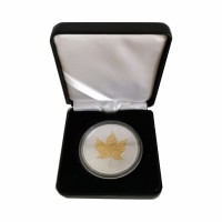 Kanada - Javorjev list 1 oz srebrnik 2011 - pozlačen - v škatlici