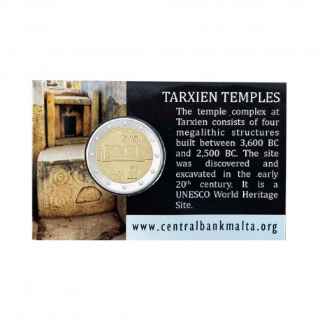 Malta 2021 - "Tarxien Temples" - coincard - UNC