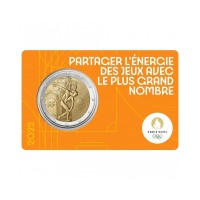 France 2022 - "Olympic Games 2024 Paris" - coincard (Yellow)
