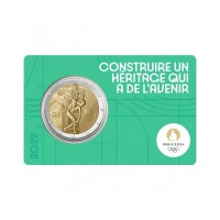 France 2022 - "Olympic Games 2024 Paris" - coincard (Green)