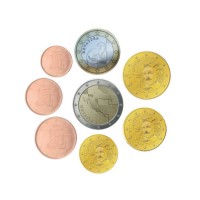 Hrvaška 2023 1 cent - 2 evro set - UNC