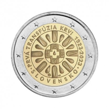 Slovaška 2023 - "Prva transfuzija krvi" - UNC