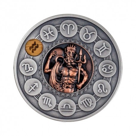 Niue 1 oz Srebrnik 2020 Vodnar - Darilna embalaža