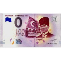 Turkey 2019 - 0 Euro Banknote - Erzurum 23 temmuz 1919 - UNC