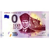 Turkey 2019 - 0 Euro Banknote - Samsun 19 mayis 1919 - UNC