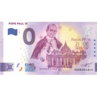 Italy 2022 - 0 Euro Banknote - Pope Paul VI - UNC