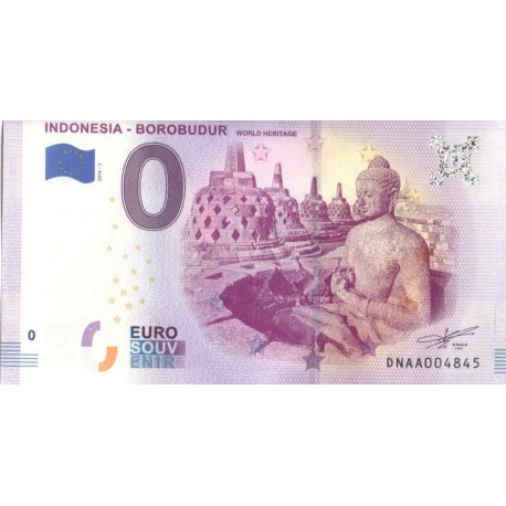 Indonesia 2019 - 0 Euro Banknote - Indonesia Borobudur - UNC