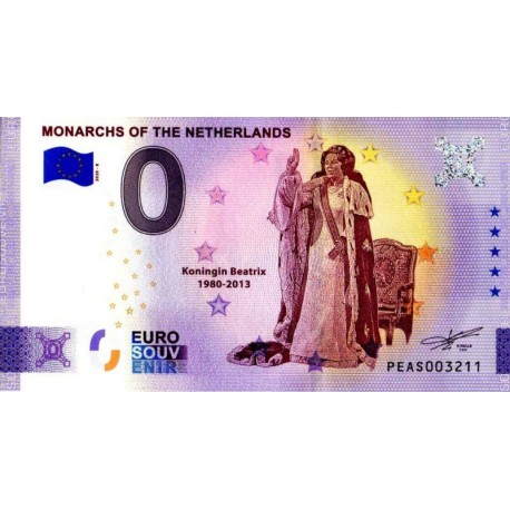 Nizozemska 2020- 0 Euro Bankovec - Monarchs Of The Netherlands - Beatrix - UNC