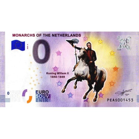Nizozemska 2020 - 0 Euro Bankovec - Monarchs Of The Netherlands - Willem II - barvni - UNC