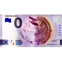 Hrvaška 2022 - 0 Euro bankovec - Croatia Euro - UNC