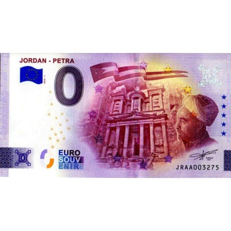 Jordanija 2023 - 0 Euro bankovec - Petra - UNC