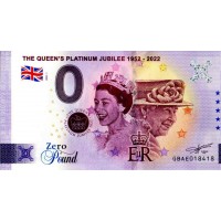 United Kingdom 2022 - 0 Pound Banknote - Queens Platinum Jubilee 1952-2022 - UNC
