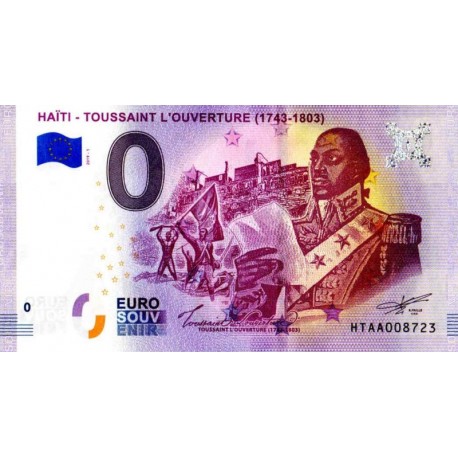 Haiti 2022 - 0 Euro Bankovec - Haiti Toussaint L'Overture 1743-1803 - UNC