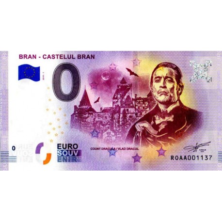 Romania 2019 - 0 Euro Banknote - Bran - Castelul Bran - UNC