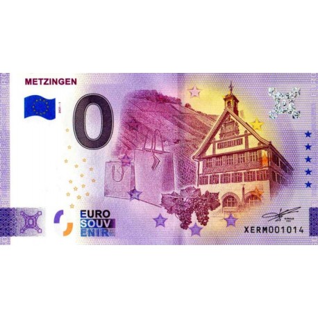 Nemčija 2021 - 0 Euro Bankovec - Metzingen - UNC