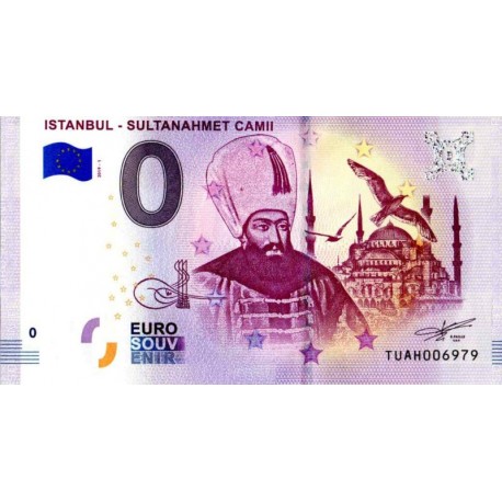 Turkey 2019 - 0 Euro Banknote - Istanbul - Sultanahmet Camii - UNC