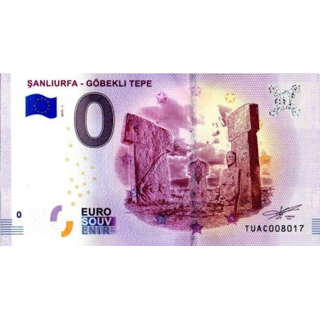 Turkey 2019 - 0 Euro Banknote - Sanliurfa - Gobekli Tepe - UNC