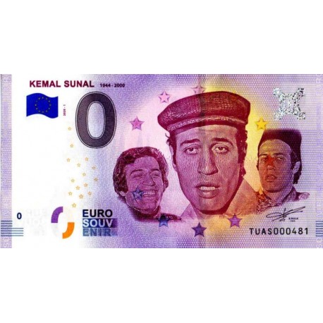 Turčija 2020 - 0 Euro bankovec - Kemal Sunal 1944-2000 - UNC