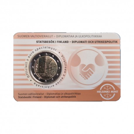 Finland 2025 - "State Visits" - UNC - coincard (FI version)
