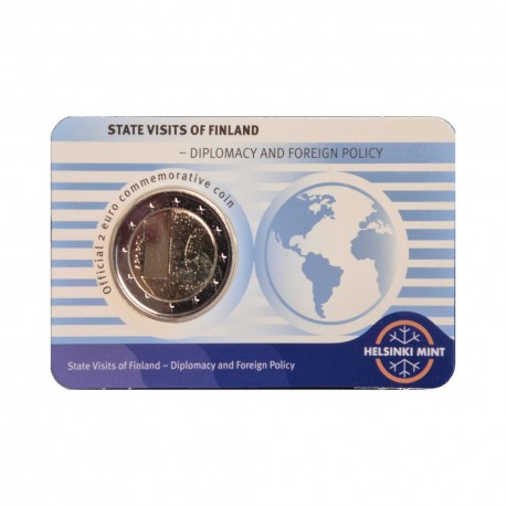 Finska 2025 - "Državniški obiski" - UNC - kartica (EN verzija)