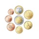 Italija 2002 1 cent - 2 evro set - UNC