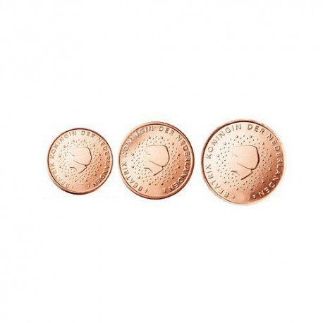Netherlands 2012 1 cent - 5 cent set - UNC