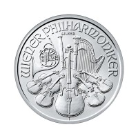 Dunajski filhamoniki 1 oz srebrnik 2018