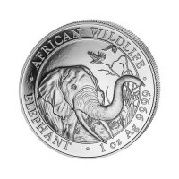 Somalia Elephant 1 oz Silver 2019